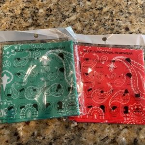 NWT, 2 Head Wrap/Scarf/Neck Warmer/Mask/Headband